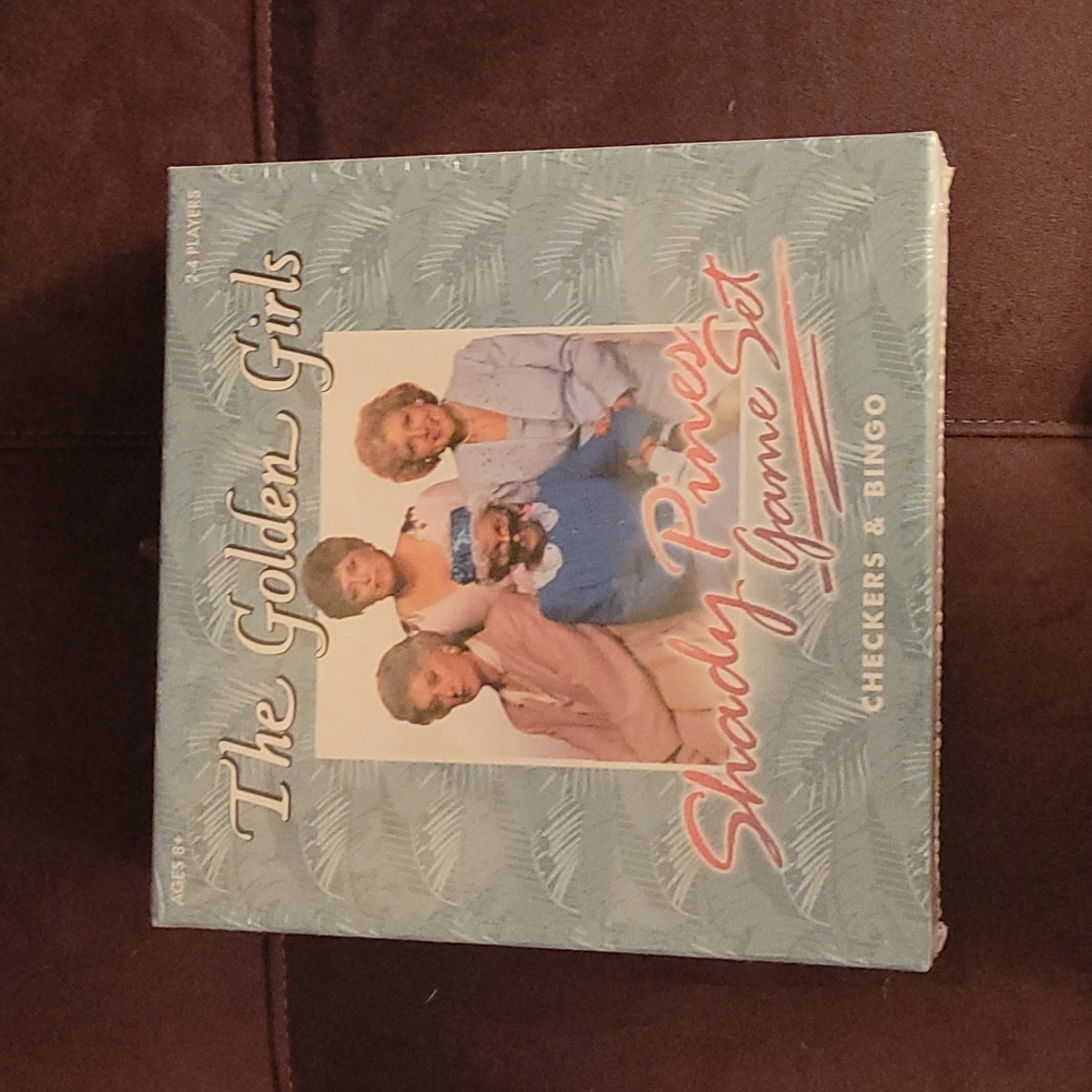 Golden Girls Shady Pines Game Set: Checkers & Bingo